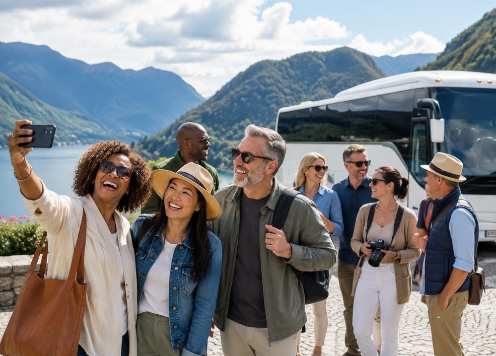 Private group tour bus rental in Toronto
